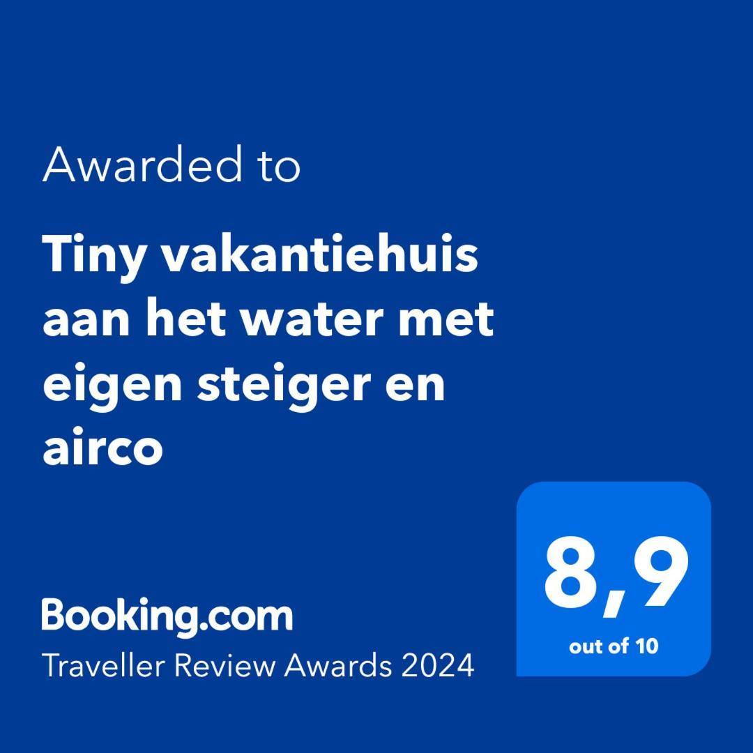 Tiny Vakantiehuis Aan Het Water Met Eigen Steiger En Airco 坎彭 外观 照片